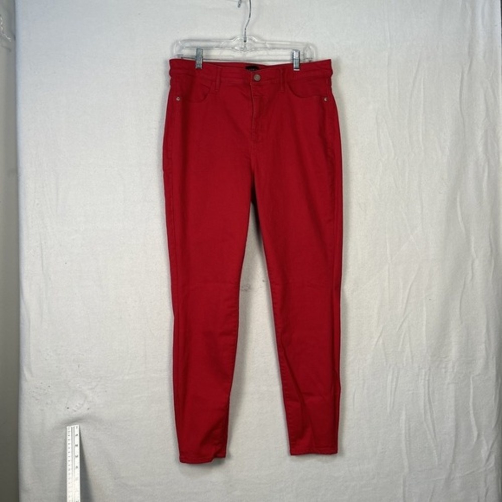 Womens Red Talbots Denim Pants Size 12 M #1489‎